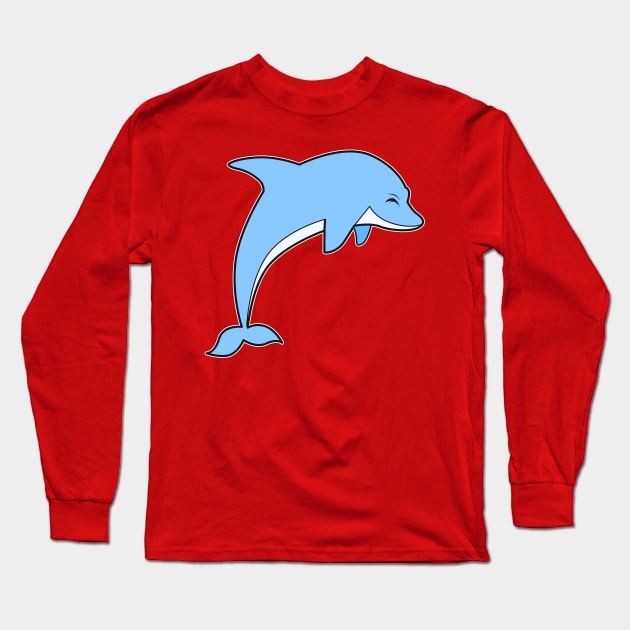 Baby Cute Dolphin Long Sleeve T-Shirt by Imutobi